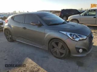 ✅ 2015 Hyundai Veloster Turbo • VIN: KMHTC6AE1FU225882 • Lot: 45584995. Wystawiony na Copart z przebiegiem 97 401 mil. Bezpłatny archiwum sprzedaży aukcyjnych z USA i szczegółowy raport historii pojazdu na DreamBid. Zdjęcie 4.