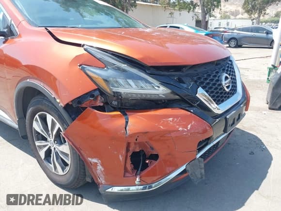 ✅ 2020 Nissan Murano SV • VIN: 5N1AZ2BJ7LN149763 • Lot: 42574825. Listed on IAAI with 56,509 mi. Free auction sales archive from the USA and detailed vehicle history report at DreamBid. Image 6.