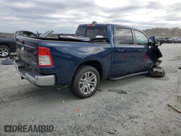 ✅ 2021 Ram 1500 Big Horn • VIN: 1C6SRFFTXMN765168 • Lot: 86177235. Wystawiony na Copart z przebiegiem 76 160 mil. Bezpłatny archiwum sprzedaży aukcyjnych z USA i szczegółowy raport historii pojazdu na DreamBid. Zdjęcie 3.