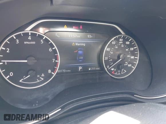 ✅ 2017 Nissan Maxima S • VIN: 1N4AA6AP8HC376994 • Lot: 42246508. Listed on IAAI with 80,770 mi. Free auction sales archive from the USA and detailed vehicle history report at DreamBid. Image 7.