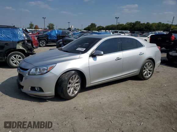 2015 Chevrolet Malibu LTZ with VIN 1G11F5SL3FU144014, listed as a Copart auction lot 81237845 with 116,442 mi miles and Salvage title. Bid and sale history available at DreamBid. Image 1.
