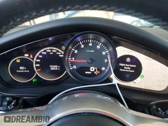 ✅ 2020 Porsche Panamera • VIN: WP0AA2A73LL101528 • Lot: 90863975. Listed on Copart with 70,429 mi. Free auction sales archive from the USA and detailed vehicle history report at DreamBid. Image 9.