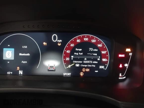 ✅ 2024 Honda Civic Type R • VIN: JHMFL5G47RX003469 • Lot: 42035698. Wystawiony na IAAI z przebiegiem 20 572 mil. Bezpłatny archiwum sprzedaży aukcyjnych z USA i szczegółowy raport historii pojazdu na DreamBid. Zdjęcie 7.