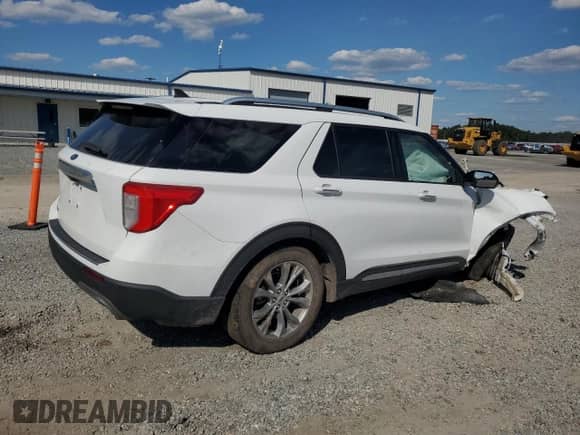 2022 Ford Explorer Limited z VIN 1FMSK7FH4NGA56235, wystawiony jako Copart lot #70799225 z przebiegiem Nie podano mil oraz Szkoda całkowita • Salvage title. Historia ofert i sprzedaży dostępna na DreamBid. Obrazek 3.