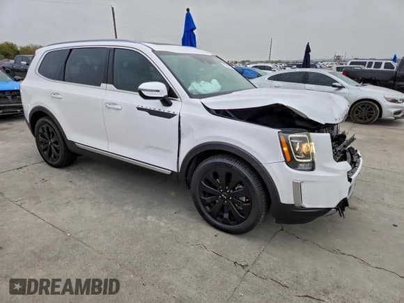 ✅ 2021 Kia Telluride S • VIN: 5XYP6DHC0MG144196 • Lot: 95394355. Listed on Copart with 43,176 mi. Free auction sales archive from the USA and detailed vehicle history report at DreamBid. Image 4.