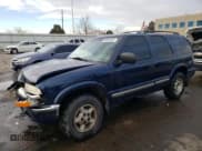✅ 2001 Chevrolet Blazer LT • VIN: 1GNDT13W112219853 • Lot: 36826534. Wystawiony na Copart z przebiegiem 207 085 mil. Bezpłatny archiwum sprzedaży aukcyjnych z USA i szczegółowy raport historii pojazdu na DreamBid. Zdjęcie 1.