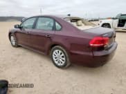 ✅ 2013 Volkswagen Passat S • VIN: 1VWAP7A39DC137750 • Lot: 60981355. Listed on Copart with 105,954 mi. Free auction sales archive from the USA and detailed vehicle history report at DreamBid. Image 2.