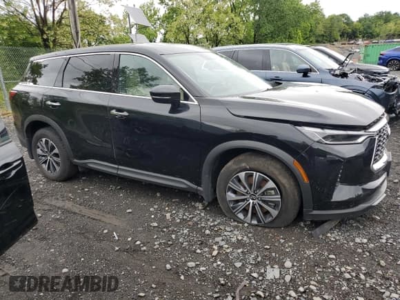 ✅ 2024 Infiniti QX60 Pure • VIN: 5N1DL1ESXRC353135 • Lot: 58322685. Wystawiony na Copart z przebiegiem 9 822 mil. Bezpłatny archiwum sprzedaży aukcyjnych z USA i szczegółowy raport historii pojazdu na DreamBid. Zdjęcie 4.