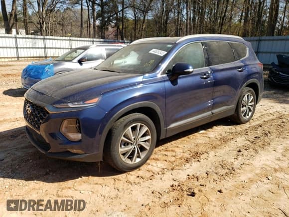 ✅ 2020 Hyundai Santa Fe Limited • VIN: 5NMS53AD3LH273984 • Lot: 44626343. Wystawiony na Copart z przebiegiem 21 340 mil. Bezpłatny archiwum sprzedaży aukcyjnych z USA i szczegółowy raport historii pojazdu na DreamBid. Zdjęcie 1.