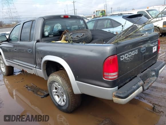 ✅ 2002 Dodge Dakota SLT • VIN: 1B7HG48N32S634478 • Lot: 41485500. Wystawiony na IAAI z przebiegiem 166 082 mil. Bezpłatny archiwum sprzedaży aukcyjnych z USA i szczegółowy raport historii pojazdu na DreamBid. Zdjęcie 3.