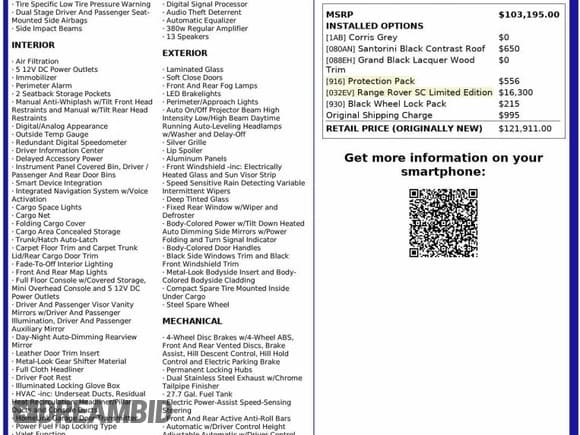 ✅ 2016 Land Rover Range Rover Supercharged • VIN: SALGS2EF1GA266819 • Lot: 97200865. Listed on Copart with 19,033 mi. Free auction sales archive from the USA and detailed vehicle history report at DreamBid. Image 10.