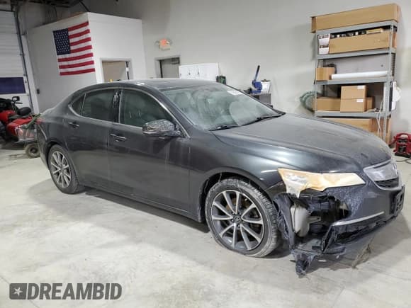 ✅ 2015 Acura TLX Technology • VIN: 19UUB3F56FA004929 • Lot: 90856465. Listed on Copart with 150,215 mi. Free auction sales archive from the USA and detailed vehicle history report at DreamBid. Image 4.