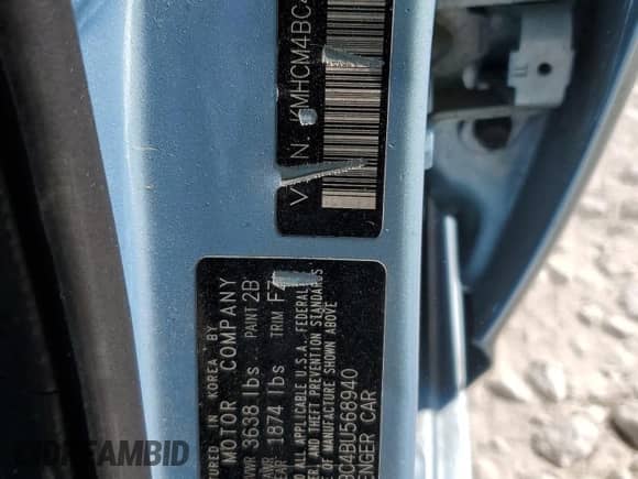 2011 Hyundai Accent GL SE с VIN KMHCM4BC4BU568940, выставлен на аукционе Copart как лот 75469164 с пробегом 131 076 миль миль и Списание • Salvage title. История ставок и продаж доступна на DreamBid. Изображение 12.