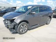 ✅ 2015 Honda Odyssey Touring Elite • VIN: 5FNRL5H90FB078366 • Lot: 42846570. Listed on IAAI with 27,305 mi. Free auction sales archive from the USA and detailed vehicle history report at DreamBid. Image 2.