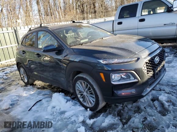 ✅ 2021 Hyundai Kona SEL Plus • VIN: KM8K6CAA2MU621010 • Lot: 40221244. Listed on Copart with 27,027 mi. Free auction sales archive from the USA and detailed vehicle history report at DreamBid. Image 4.