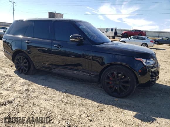 ✅ 2016 Land Rover Range Rover Supercharged • VIN: SALGS2EFXGA255091 • Lot: 91381055. Listed on Copart with 60,699 mi. Free auction sales archive from the USA and detailed vehicle history report at DreamBid. Image 4.