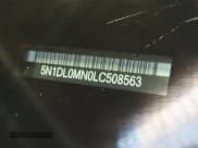 ✅ 2020 Infiniti QX60 Luxe • VIN: 5N1DL0MN0LC508563 • Lot: 46686045. Listed on Copart with 41,861 mi. Free auction sales archive from the USA and detailed vehicle history report at DreamBid. Image 10.