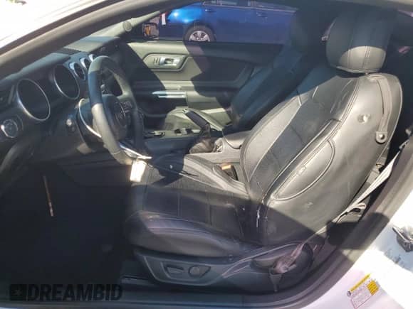 2023 Ford Mustang EcoBoost with VIN 1FA6P8TH0P5101855, listed as a Copart auction lot 81621795 with 20,005 mi miles and Salvage title. Bid and sale history available at DreamBid. Image 7.