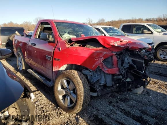 2016 Ram 1500 Express with VIN 3C6JR7ATXGG113754, listed as a Copart auction lot 83109904 with Not provided miles and Salvage title. Bid and sale history available at DreamBid. Image 4.