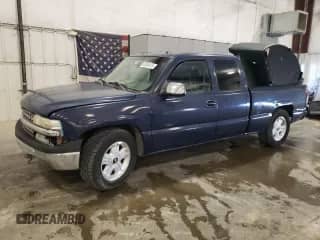 2002 Chevrolet Silverado 1500 LT with VIN 2GCEC19TX21277651, listed as a Copart auction lot 63805415 with 245,781 mi miles and Clean title. Bid and sale history available at DreamBid. Image 1.