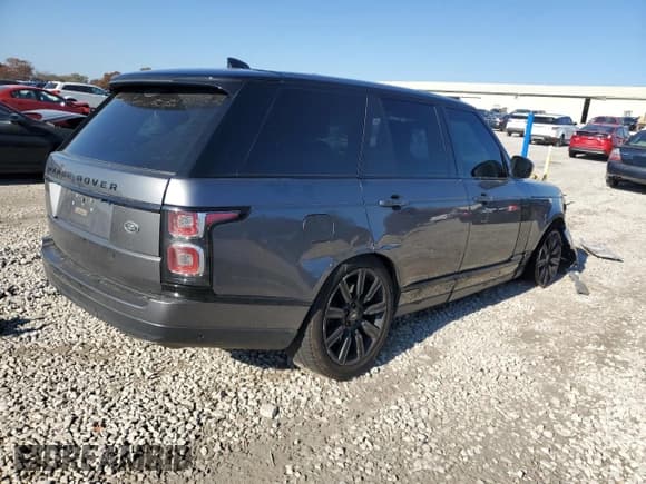 ✅ 2019 Land Rover Range Rover HSE • VIN: SALGS2SV3KA537786 • Lot: 91788395. Listed on Copart with 128,400 mi. Free auction sales archive from the USA and detailed vehicle history report at DreamBid. Image 3.