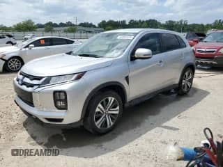 2022 Mitsubishi Outlander ES with VIN JA4ARUAUXNU008698, listed as a Copart auction lot 65994125 with 58,173 mi miles and Salvage title. Bid and sale history available at DreamBid. Image 1.