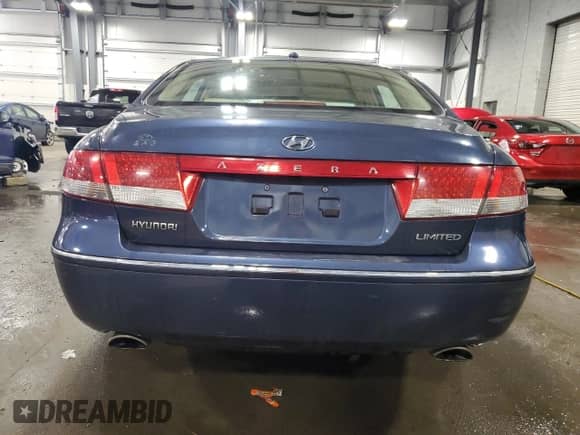 2008 Hyundai Azera Limited with VIN KMHFC46F78A257307, listed as a Copart auction lot 89116265 with 131,527 mi miles and Salvage title. Bid and sale history available at DreamBid. Image 6.