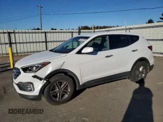 ✅ 2018 Hyundai Santa Fe 2.4L • VIN: 5NMZT3LBXJH081748 • Lot: 92282885. Listed on Copart with 109,010 mi. Free auction sales archive from the USA and detailed vehicle history report at DreamBid. Image 1.