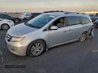 ✅ 2014 Honda Odyssey EX-L • VIN: 5FNRL5H69EB072344 • Lot: 94071575. Listed on Copart with 75,421 mi. Free auction sales archive from the USA and detailed vehicle history report at DreamBid. Image 1.
