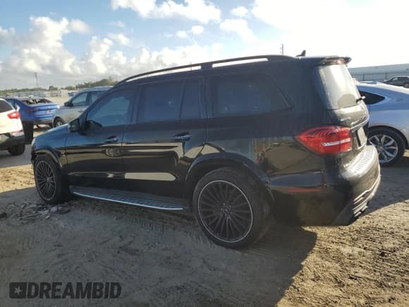 ✅ 2018 Mercedes-Benz GLS 63 AMG • VIN: 4JGDF7FE1JB079594 • Lot: 74465294. Listed on Copart with 81,830 mi. Free auction sales archive from the USA and detailed vehicle history report at DreamBid. Image 2.