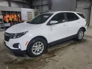 2024 Chevrolet Equinox LT with VIN 3GNAXUEG0RS132380, listed as a Copart auction lot 81266025 with 7,663 mi miles and Clean title. Bid and sale history available at DreamBid. Image 1.