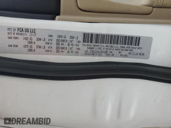 ✅ 2018 Jeep Grand Cherokee Laredo E • VIN: 1C4RJEAG2JC241930 • Lot: 56187645. Listed on Copart with 178,244 mi. Free auction sales archive from the USA and detailed vehicle history report at DreamBid. Image 14.