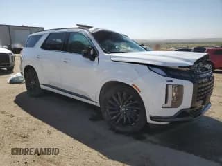 ✅ 2024 Hyundai Palisade Calligraphy • VIN: KM8R7DGE4RU761823 • Лот: 75201204. Опубликован ранее на Copart с пробегом Не указан. Бесплатный доступ к архиву аукционных продаж из США и подробный отчёт об истории автомобиля на DreamBid. Изображение 4.