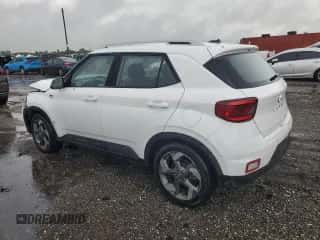 2023 Hyundai Venue SEL with VIN KMHRC8A34PU210024, listed as a Copart auction lot 75190934 with 33,079 mi miles and Salvage title. Bid and sale history available at DreamBid. Image 2.