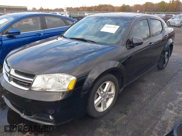 ✅ 2014 Dodge Avenger SXT • VIN: 1C3CDZCB9EN194030 • Lot: 43552751. Listed on IAAI with 116,498 mi. Free auction sales archive from the USA and detailed vehicle history report at DreamBid. Image 2.