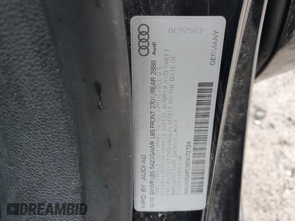 ✅ 2014 Audi A7 Premium Plus • VIN: WAUWGAFC9EN072724 • Lot: 90604275. Wystawiony na Copart z przebiegiem 177 729 mil. Bezpłatny archiwum sprzedaży aukcyjnych z USA i szczegółowy raport historii pojazdu na DreamBid. Zdjęcie 13.