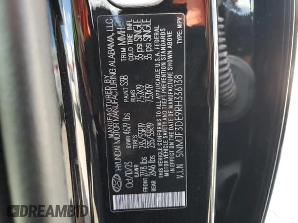 ✅ 2024 Hyundai Tucson SEL • VIN: 5NMJF3DE9RH336138 • Lot: 76612544. Wystawiony na Copart z przebiegiem 2 315 mil. Bezpłatny archiwum sprzedaży aukcyjnych z USA i szczegółowy raport historii pojazdu na DreamBid. Zdjęcie 14.