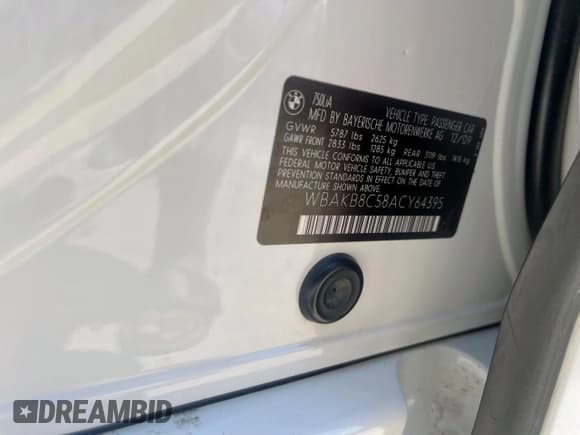 ✅ 2010 BMW 7 Series 750Li • VIN: WBAKB8C58ACY64395 • Лот: 63885205. Опубликован ранее на Copart с пробегом 137 375 миль. Бесплатный доступ к архиву аукционных продаж из США и подробный отчёт об истории автомобиля на DreamBid. Изображение 10.