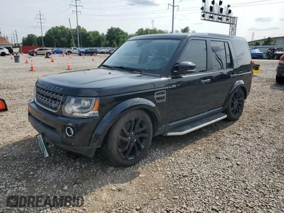 ✅ 2016 Land Rover LR4 HSE • VIN: SALAG2V69GA830935 • Lot: 59640185. Listed on Copart with Not provided. Free auction sales archive from the USA and detailed vehicle history report at DreamBid. Image 1.