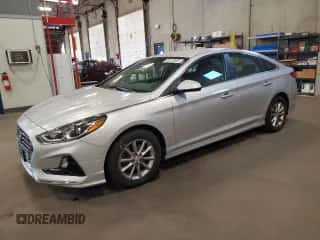 2018 Hyundai Sonata SE with VIN 5NPE24AF5JH611575, listed as a Copart auction lot 90310695 with 86,940 mi miles and Salvage title. Bid and sale history available at DreamBid. Image 1.