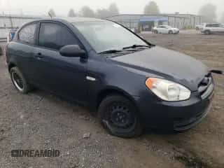 2007 Hyundai Accent GS with VIN KMHCM36C87U004056, listed as a Copart auction lot 70292314 with 107,760 mi miles and Salvage title. Bid and sale history available at DreamBid. Image 4.