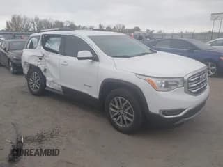 ✅ 2019 GMC Acadia SLE • VIN: 1GKKNLLS8KZ114257 • Lot: 43714709. Listed on IAAI with 86,269 mi. Free auction sales archive from the USA and detailed vehicle history report at DreamBid. Image 1.