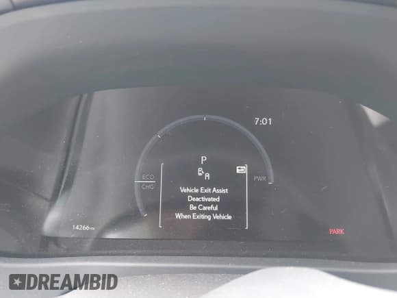 ✅ 2025 Lexus UX 300h • VIN: JTHYBJAH6S2000422 • Lot: 41258101. Listed on IAAI with 14,266 mi. Free auction sales archive from the USA and detailed vehicle history report at DreamBid. Image 7.