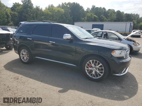 ✅ 2015 Dodge Durango Citadel • VIN: 1C4RDHEG5FC722748 • Lot: 69783485. Listed on Copart with 176,321 mi. Free auction sales archive from the USA and detailed vehicle history report at DreamBid. Image 4.