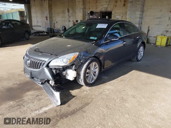 ✅ 2014 Buick Regal Premium I • VIN: 2G4GN5EX3E9273266 • Lot: 42161993. Listed on IAAI with 77,207 mi. Free auction sales archive from the USA and detailed vehicle history report at DreamBid. Image 2.