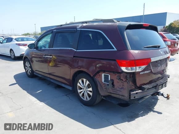 ✅ 2014 Honda Odyssey EX-L • VIN: 5FNRL5H6XEB034072 • Lot: 42437970. Listed on IAAI with 61,830 mi. Free auction sales archive from the USA and detailed vehicle history report at DreamBid. Image 3.