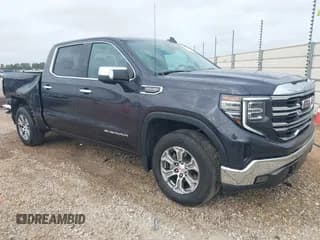 ✅ 2025 GMC Sierra 1500 SLT • VIN: 3GTPHDED7SG197225 • Лот: 43379519. Опубликован ранее на IAAI с пробегом 23 672 миль. Бесплатный доступ к архиву аукционных продаж из США и подробный отчёт об истории автомобиля на DreamBid. Изображение 1.