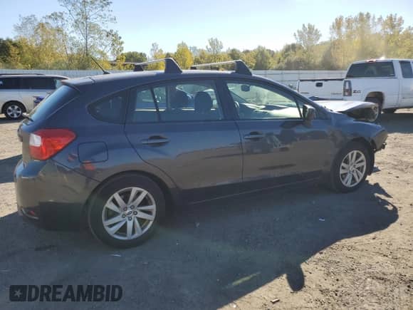 2015 Subaru Impreza Premium z VIN JF1GPAC63F8233693, wystawiony jako Copart lot #84902185 z przebiegiem 83 884 mil mil oraz Czysty tytuł • Clean title. Historia ofert i sprzedaży dostępna na DreamBid. Obrazek 3.