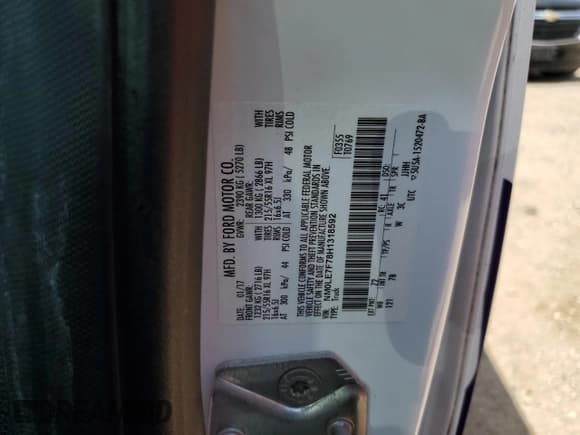 ✅ 2017 Ford Transit Connect XLT • VIN: NM0LE7F78H1318592 • Лот: 66201585. Опубликован ранее на Copart с пробегом 137 353 миль. Бесплатный доступ к архиву аукционных продаж из США и подробный отчёт об истории автомобиля на DreamBid. Изображение 12.