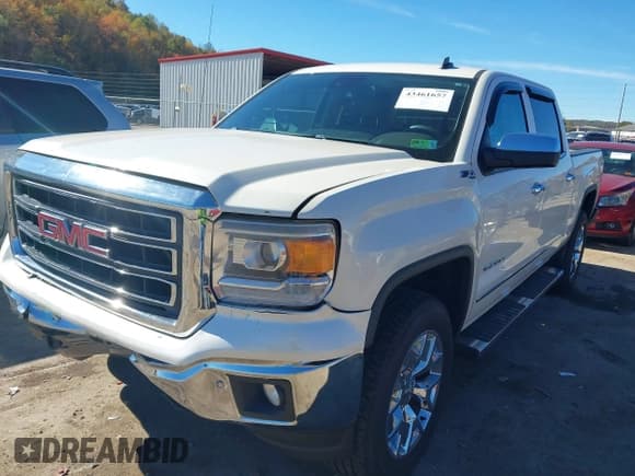 ✅ 2014 GMC Sierra 1500 SLT • VIN: 3GTU2VEC0EG472505 • Lot: 43461657. Listed on IAAI with 85,554 mi. Free auction sales archive from the USA and detailed vehicle history report at DreamBid. Image 2.